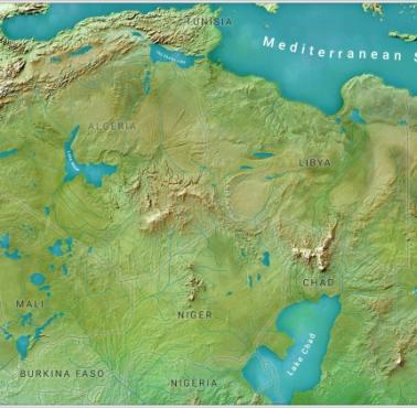 Starożytne jeziora Sahary (9000 do 5000 lat temu)