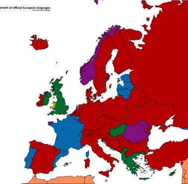 Najbardziej powszechna spółgłoska w każdym oficjalnym języku europejskim