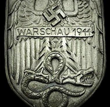 10 XII 1944 władze niemieckie utworzyły "Warschauerschild" (Tarcza  Warszawska) za udział w pacyfikacji powstania warszawskiego