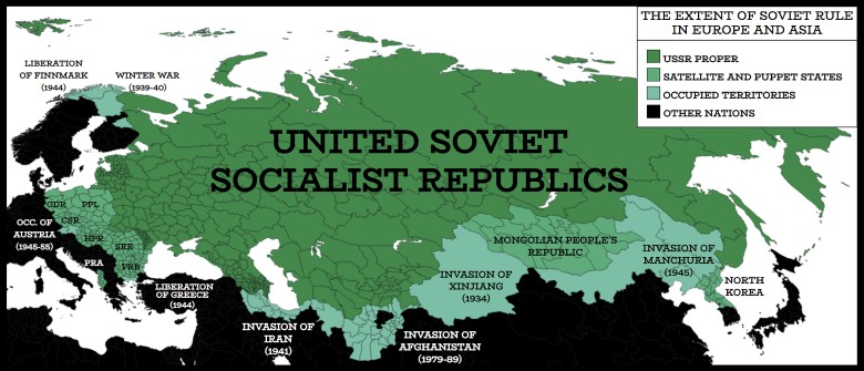 Geopolityka: Ekspansja ZSRR w latach 1934-1989