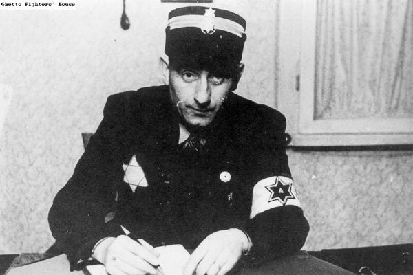 Szlomo Hercberg - komendant z więzienia w Litzmannstadt Ghetto (Zentral-Gefaengnis przy ul.Czarnieckiego 14/16)