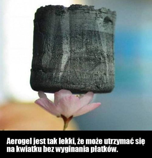 Niesamowite właściwości aerogelu