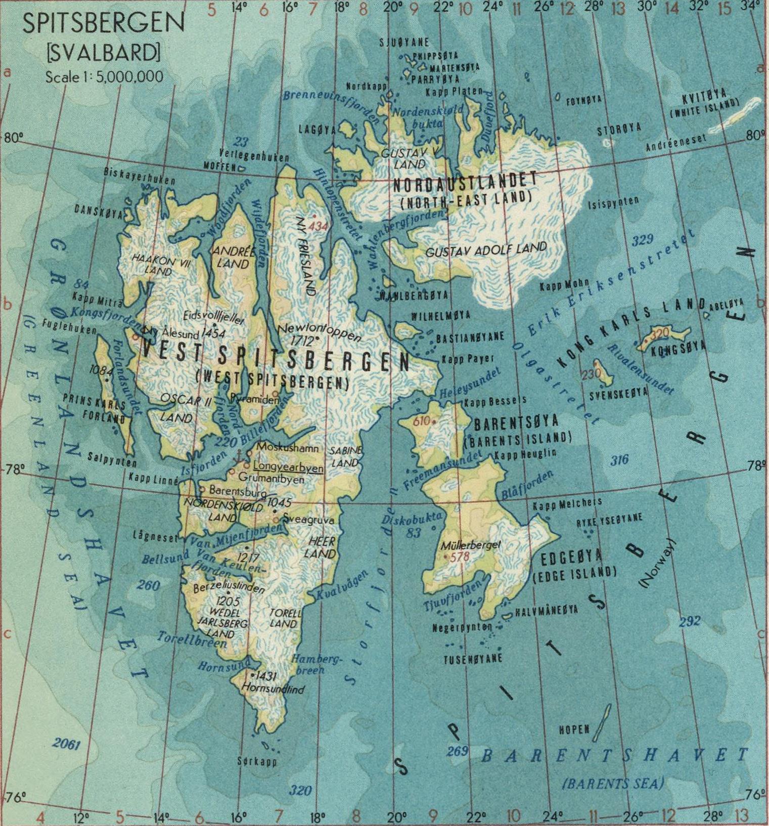 Svalbard – norweska prowincja w Arktyce i wyspa Spitsbergen