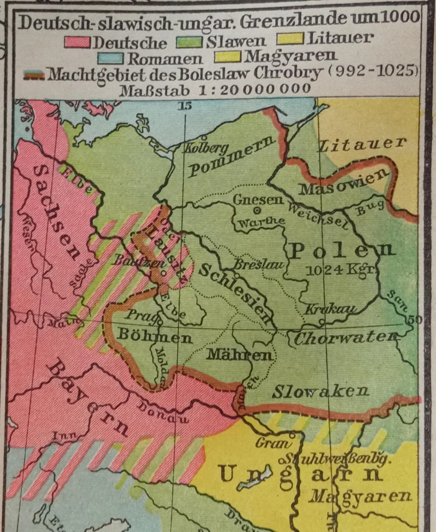 Słowianie w Europie Środkowej w ok. 1000 roku, Bolesław Chrobry (992-1025)