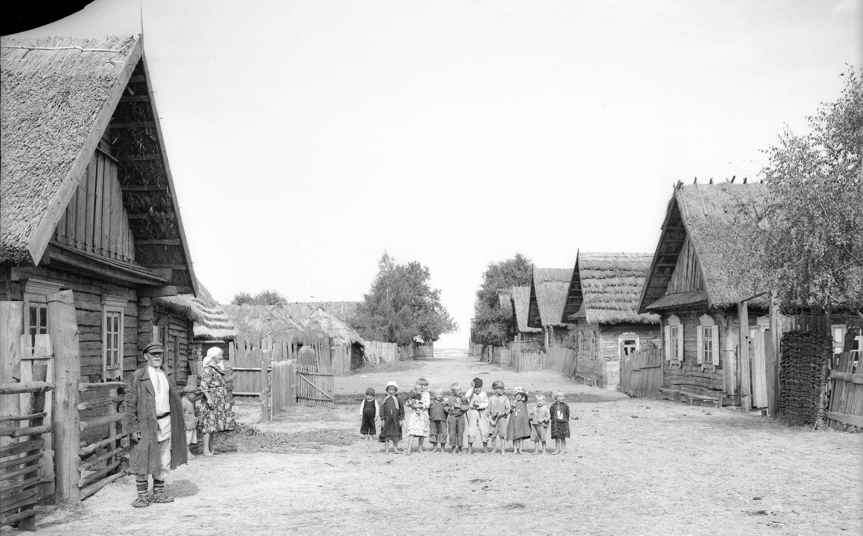 Wieś na Polesiu, 1936