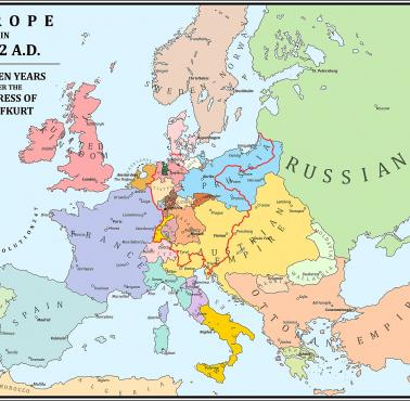 Europa w 1832 roku