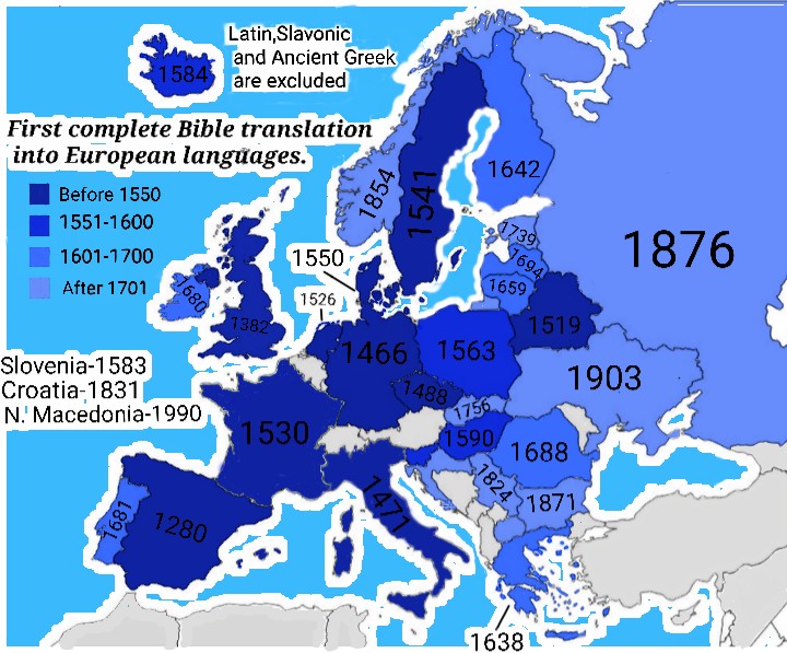 Pierwsze pełne tłumaczenie Biblii w Europie