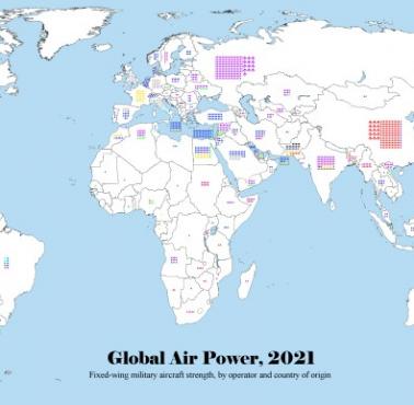 Ocena sił lotniczych danego państwa, Global Air Power, 2021
