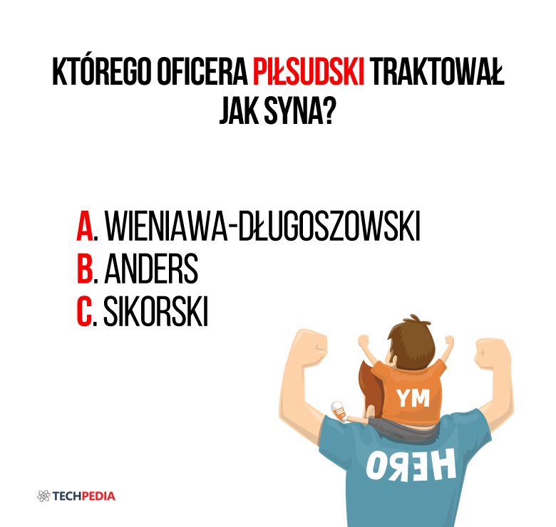 Którego oficera Piłsudski traktował jak syna?