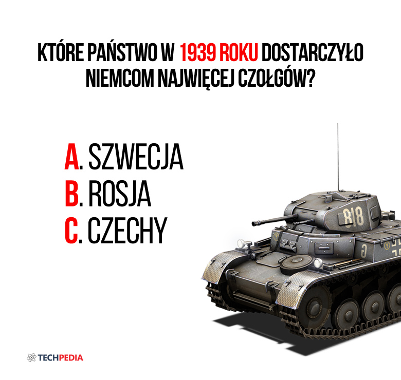 Które państwo w 1939 roku dostarczyło Niemcom najwięcej czołgów?