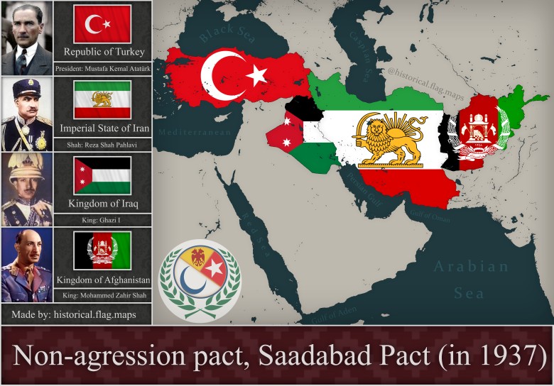 Traktat Saadabad był paktem o nieagresji podpisanym przez Turcję, Iran, Irak i Afganistan