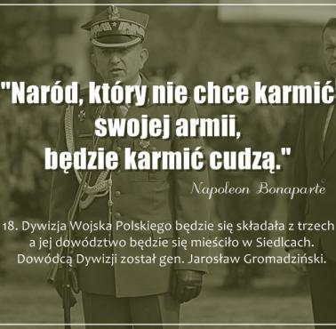 Geopolityka: "Naród, który nie chce karmić własnej armii, będzie karmić cudzą" Bonaparte