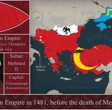 Imperium osmańskie za panowania Mehmeda II, 1481