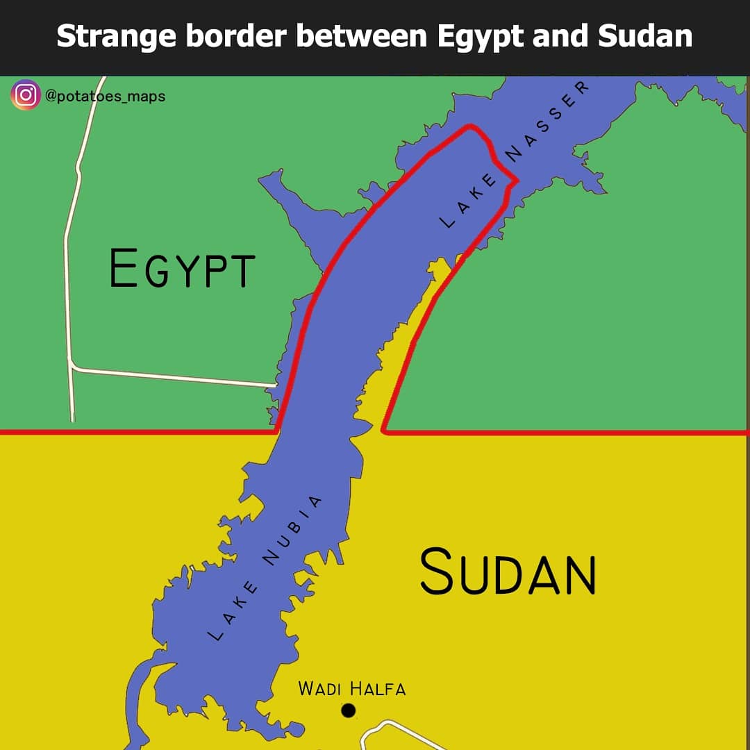 Granica między Egiptem a Sudanem