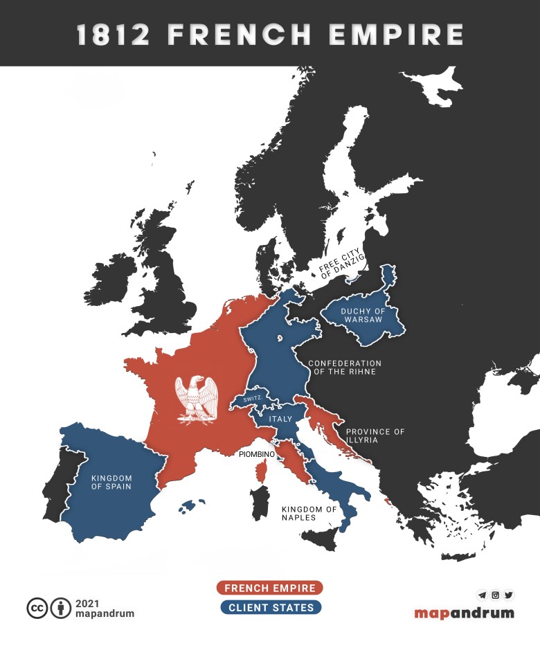 Imperium francuskie w czasach napoleońskich, 1812