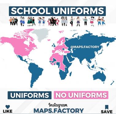 Gdzie są powszechne mundurki szkolne?