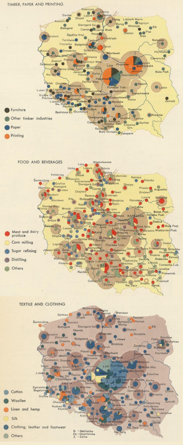 Przemysł lekki w Polsce w 1967 roku