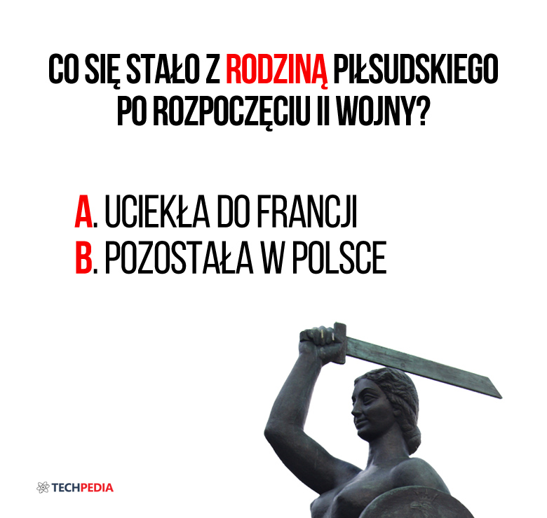 Co się stało z rodziną Piłsudskiego po rozpoczęciu II wojny?