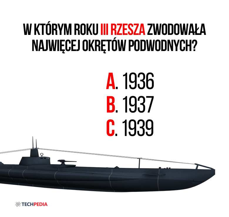 W którym roku III Rzesza zwodowała najwięcej okrętów podwodnych?