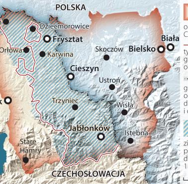 Śląsk Cieszyński. W 1919 r. Czechosłowacja zaatakowała Polskę
