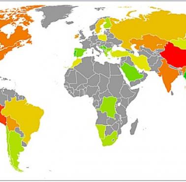 Produkcja cynku według kraju, 2009