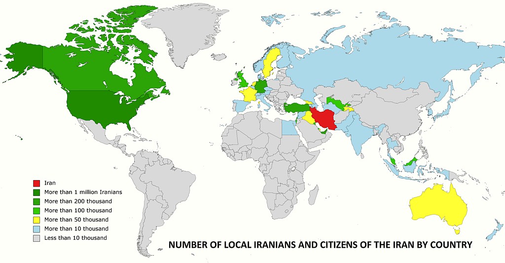 Diaspora irańska na świecie