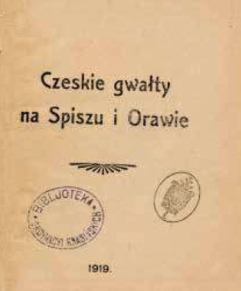 9.06.1919 r. Czesi dokonali masowych aresztowań w wielu miejscowościach okupowanej przez Czechosłowację Orawy