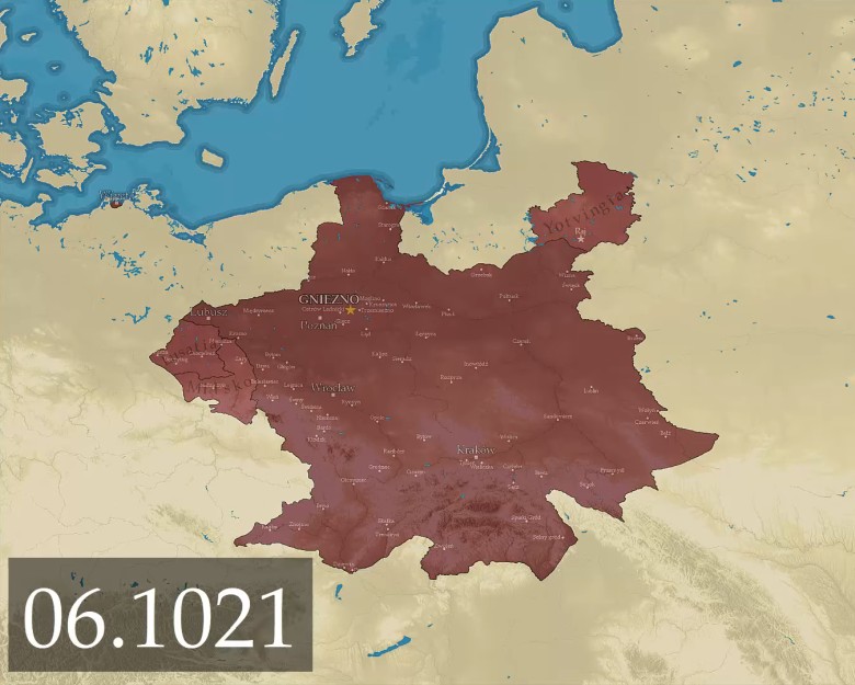 Królestwo Polskie w czasach Bolesława I Chrobrego, 1021