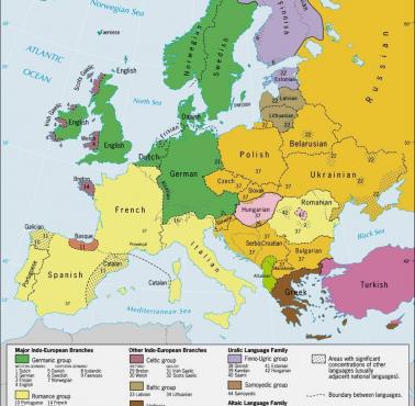 Rodziny językowe w Europie