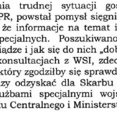 FOZZ,  4 XI 2003 r. - fragment zeznania Grzegorza Żemka, agenta Zarządu II SG ps. Dik