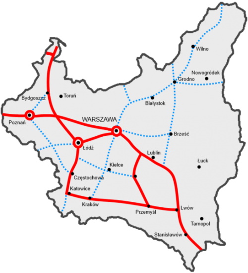 1938 r. W 15-letnim planie gospodarczym przewidziano, że w latach 1943-1945 zdaniem nr 1 będzie „Komunikacja”