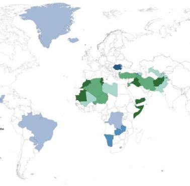 Kraje, w których co najmniej 95% populacji wyznaje jedną religię