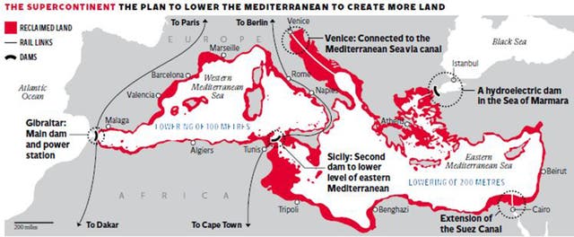 Atlantropa – utopijna wizja niemieckiego architekta Hermana Sörgela