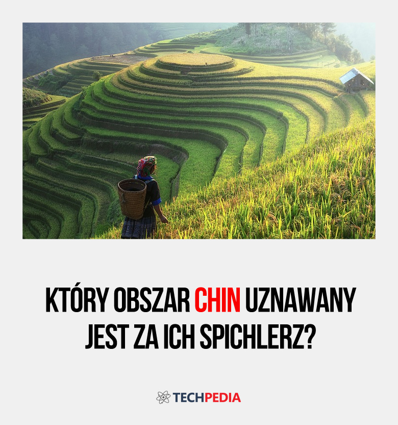 Który obszar Chin uznawany jest za ich spichlerz?