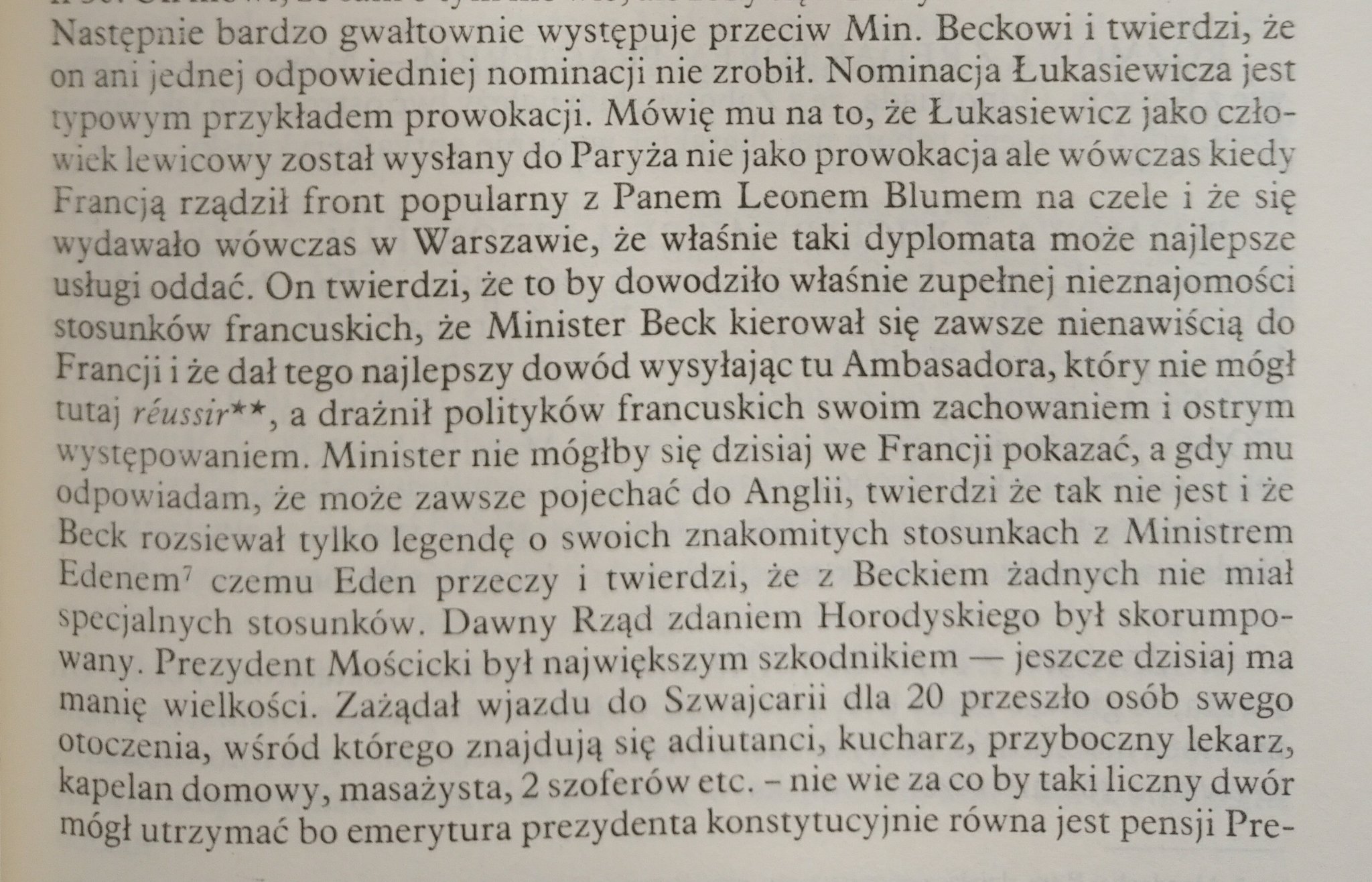 3 X 1939 r. Rozmowa Jana Szembeka z Janem Horodyskim