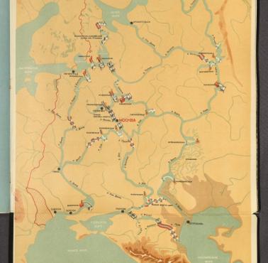 Projekt połączeń śródlądowych Moskwy z pięcioma morzami, 1936