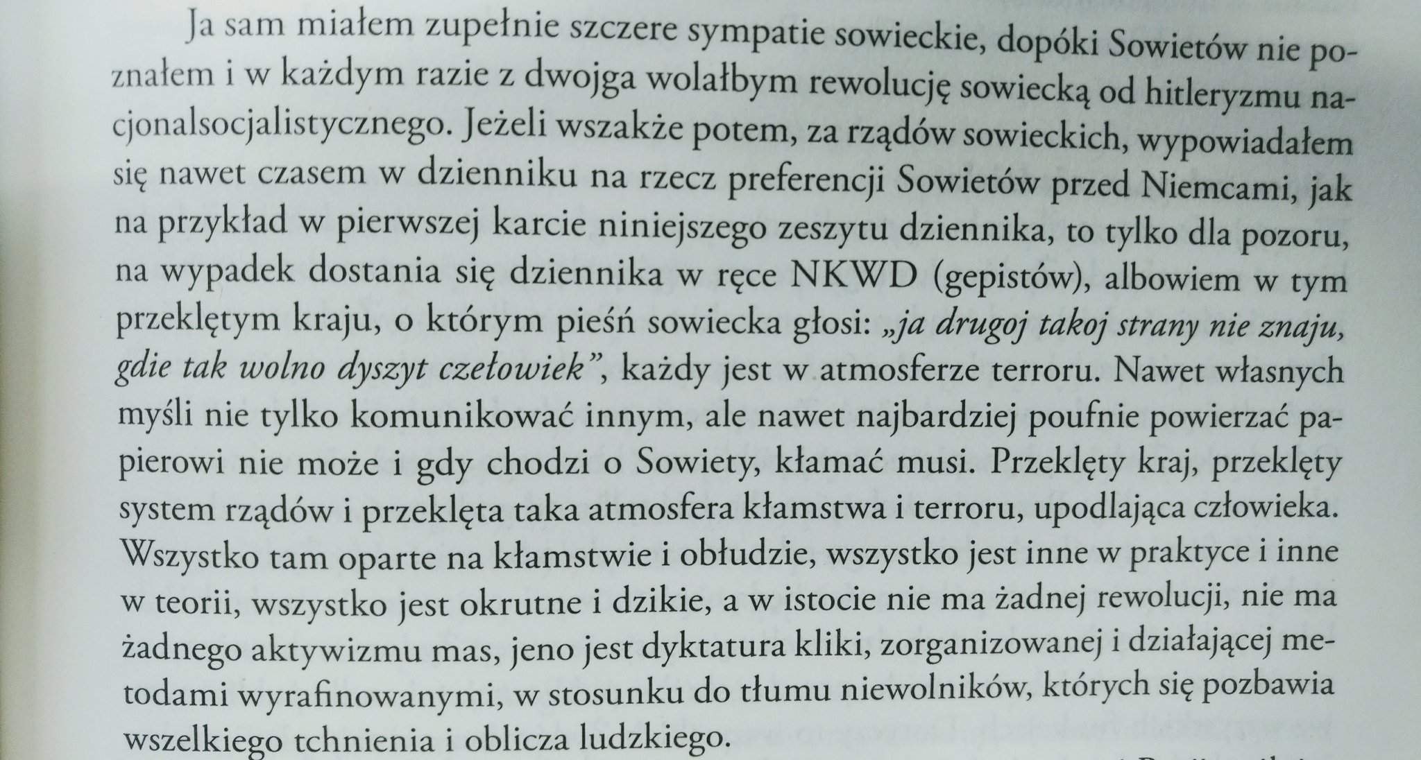 Michał Romer Dzienniki 1939-1945 o okupacji sowieckiej