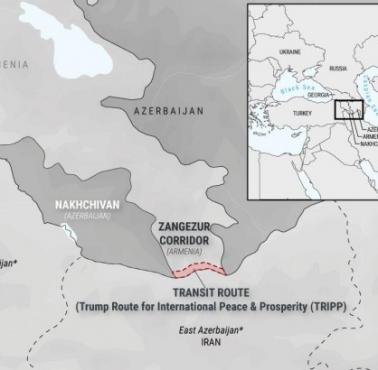 Trasa Turcja i Azerbejdżan przez Korytarz Zangezur umożliwi Azerbejdżanowi połączenie z Nachiczewanem