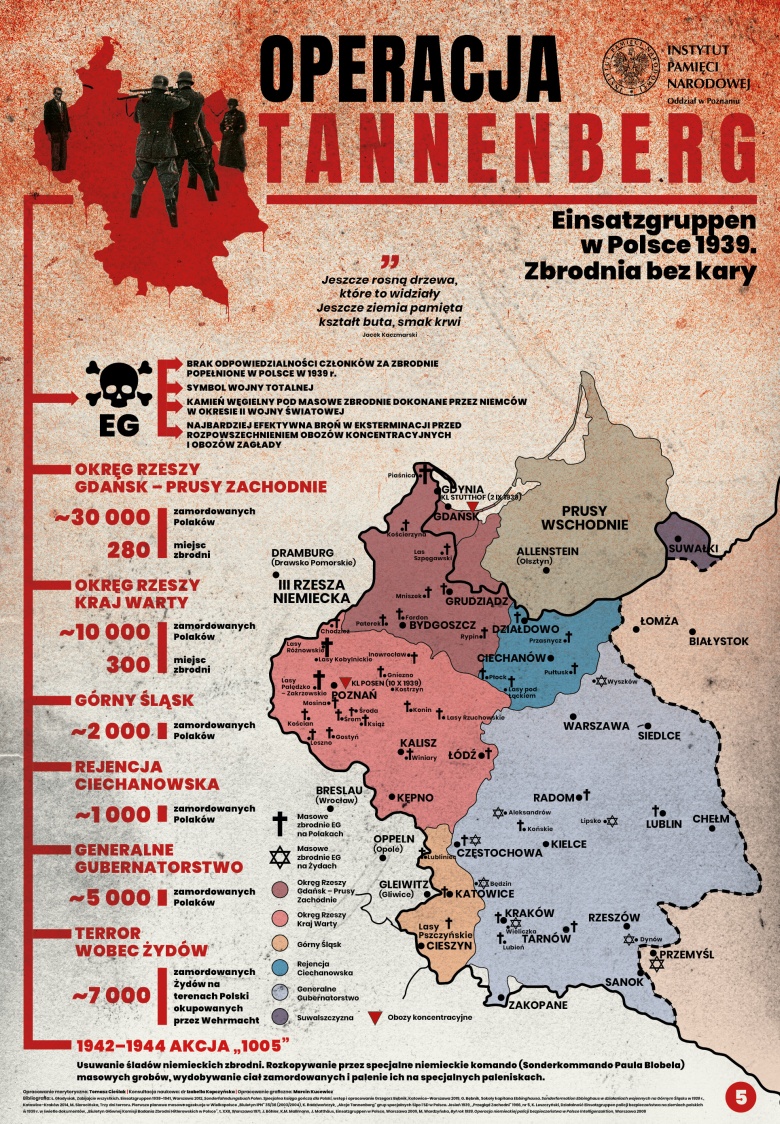 Do końca 1939 r. w ramach operacji „Tannenberg” Niemcy zamordowali ok. 55 000 osób, głównie powstańców śląskich ... cz.5