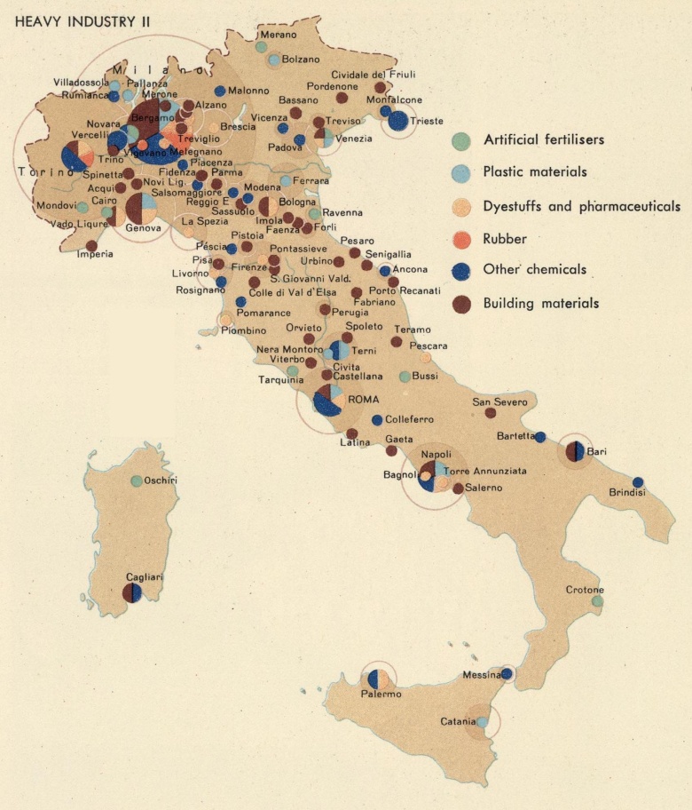 Produkcja przemysłowa we Włoszech, lata 60-te, 1967