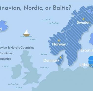 Skandynawia, kraje nordyckie oraz bałtyckie