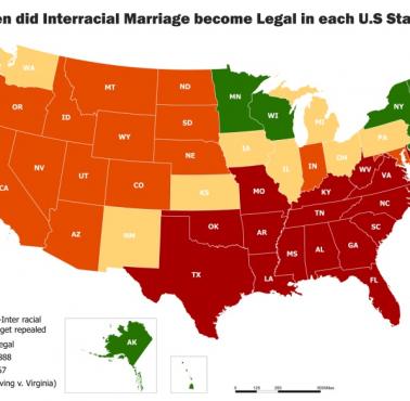 Kiedy małżeństwo międzyrasowe stało się legalne w każdym stanie USA?