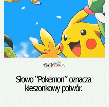 Słowo “Pokemon” oznacza ...