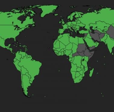 Kraje, w których dostępny jest Spotify