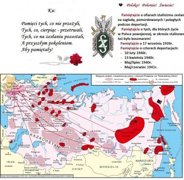 Miejsca zesłań, niewolniczej pracy i straceń Polaków 1939-1941 (do ataku sojusznika na Rosję)