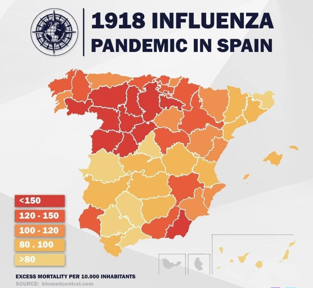 Pandemia grypy w Hiszpanii w 1918 roku