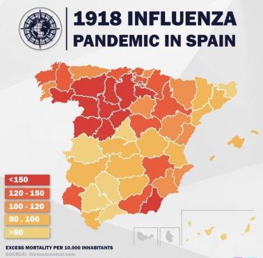 Pandemia grypy w Hiszpanii w 1918 roku