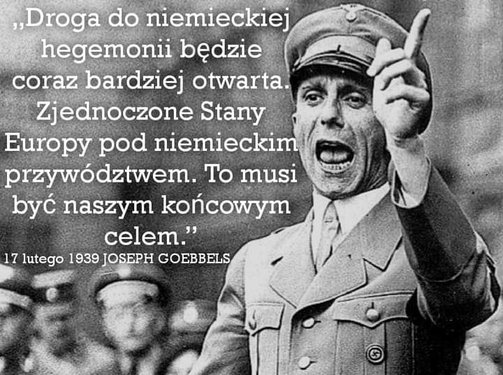 Wilhelm II w 1940 roku stwierdził Boża ręka tworzy nowy świat i cuda ... stajemy się Stanami Zjednoczonymi Europy ...
