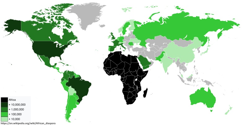 Państwa na świecie, gdzie jest największa afrykańska diaspora