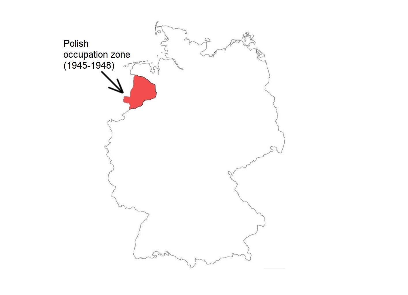 Obszar w Niemczech okupowany przez Polskę w latach 1945-1948